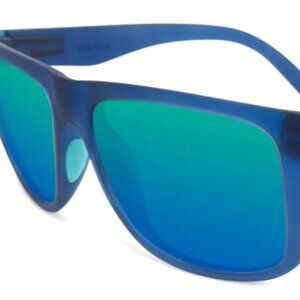 Knockaround Torrey Pines Sport Rubberized Navy/Mint Polarized Sunglasses, Unisex